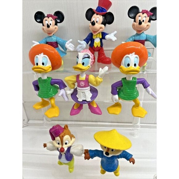 Vintage 1993 McDonald's Mickey & Friends Epcot Center Adventure lot of 8 - Picture 1 of 16